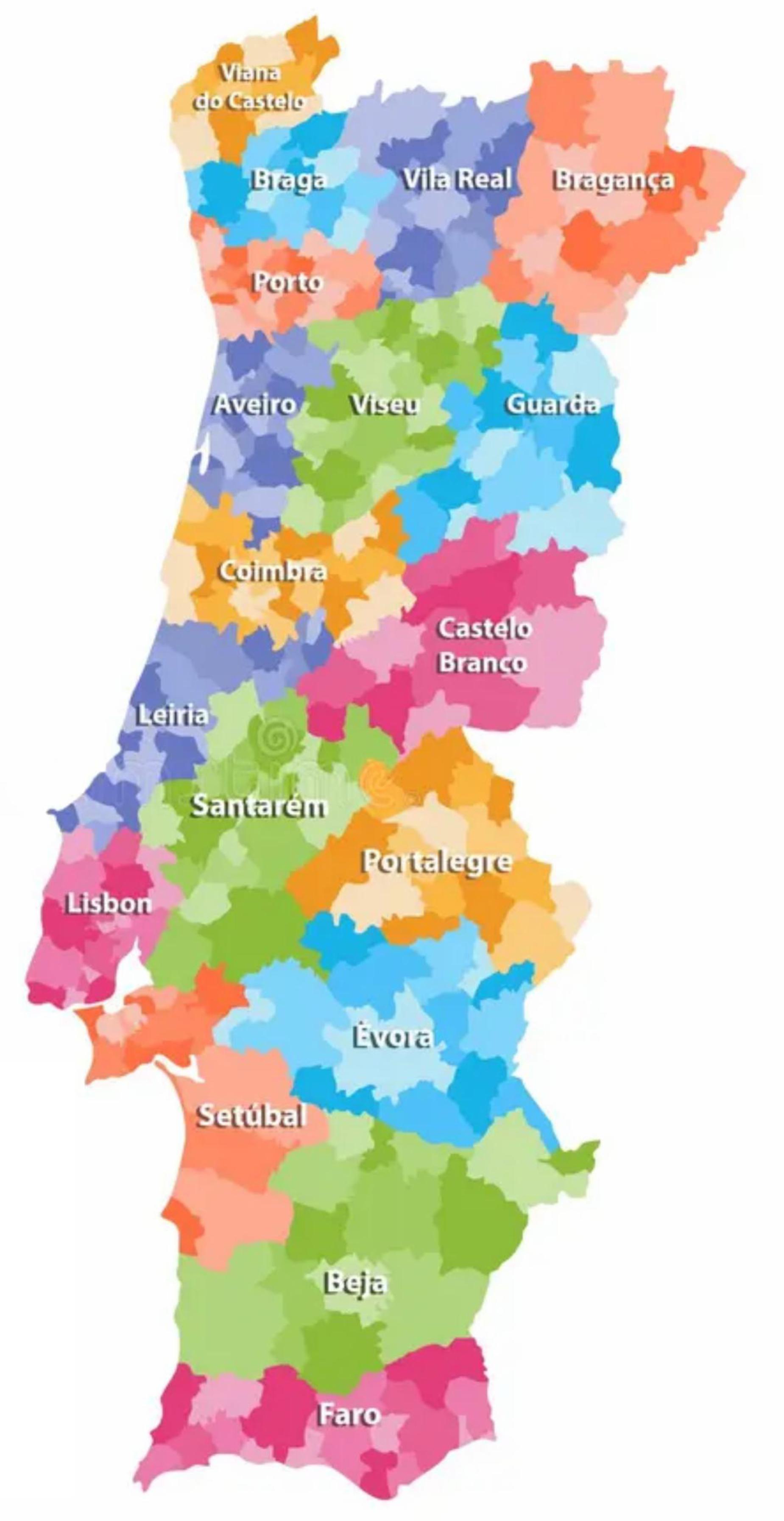 Mapa de Portugal